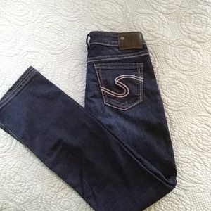 Silver, Suki, high slim bootcut jeans. Fluid.